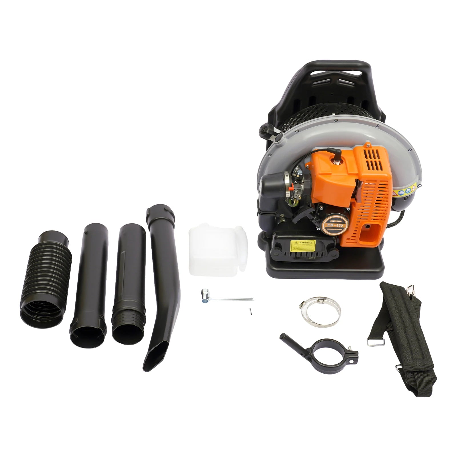 2700W Gasoline Power Leaf Blower Two-stroke 63cc 6800r/min Single Cylinder Powered Engine Lawn Blower Snow Dust Blowing Cleaning