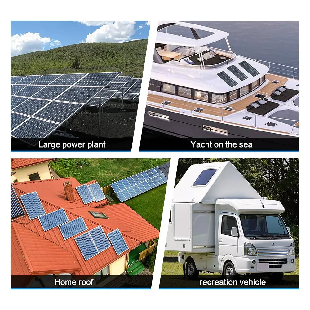 600 Watt 220V 110V Solar Panel Complete Kit System & Off-grid solar panel system 600W and 12V 1000W Pure Positive Wave Inverter