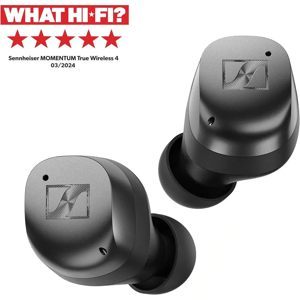 Momentum True Wirel4 Smart Earbuds with Bluetooth 5.4, Crystal-Clear Sound, Comortable Design, 30-Hour Battery Lie, Adaptive ANC