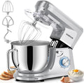 8.45 QT Electric Stand Mixer, 660W 6-Speed with Whisk and Dough Hook for Baking Cakes Bread