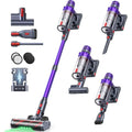 650W 55KPA 70-Minute Cordless Vacuum Cleaner, LED Touch Sensor, Ideal for Home, Pet Hair, Carpets, and Floors