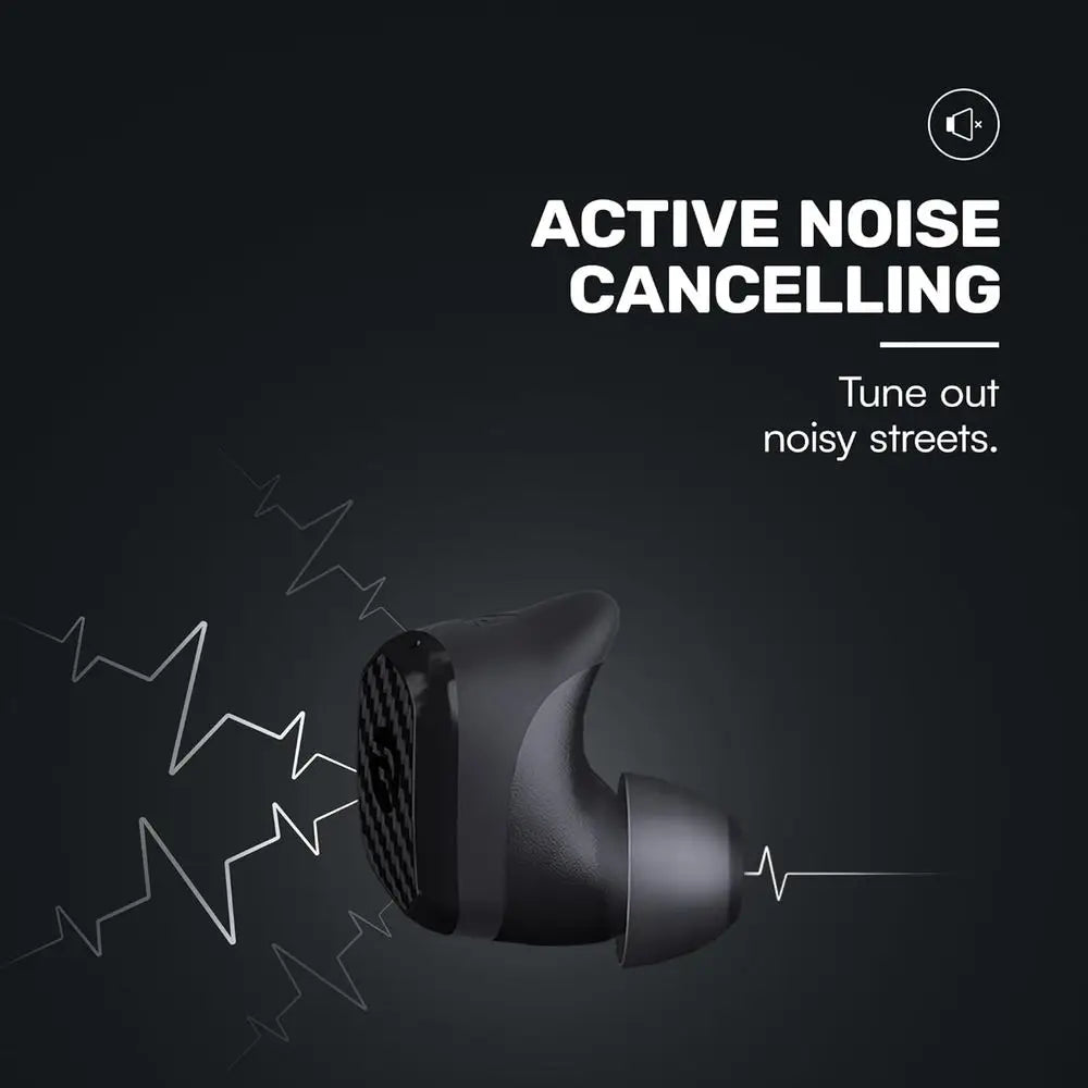 Impact Earbuds Military-Grade Impact Resistant, IP67 Bluetooth Earbuds with Stereo Sound, 90 Hours o Battery Lie, Active Noise C