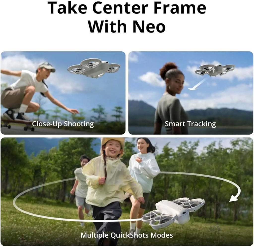 Mini Drone with 4K UHD Camera for Adults, Self-Flying, Follows You, Palm Takeoff, Subject Tracking, QuickShots