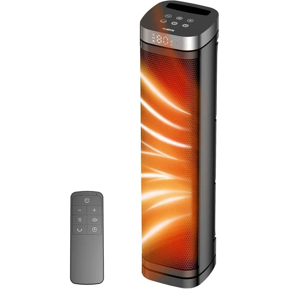Portable Space Heater, 1500W, 3 Heating Modes, 70° Oscillation, Ideal for Office, Home, and Bedroom