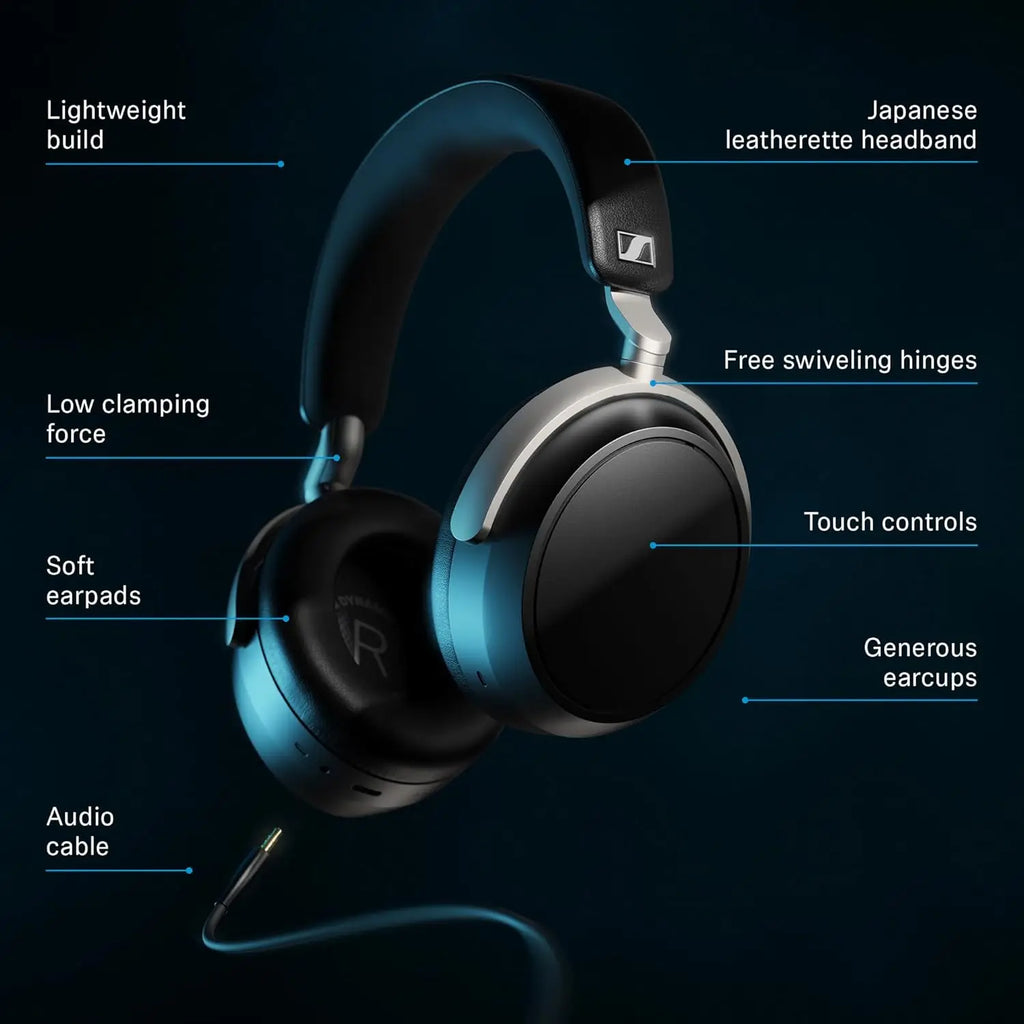 Sennheiser HDB 630 Wireless Over-Ear Headphones - Hi-Res Audiophile Sound, Adaptive Noise Cancellation