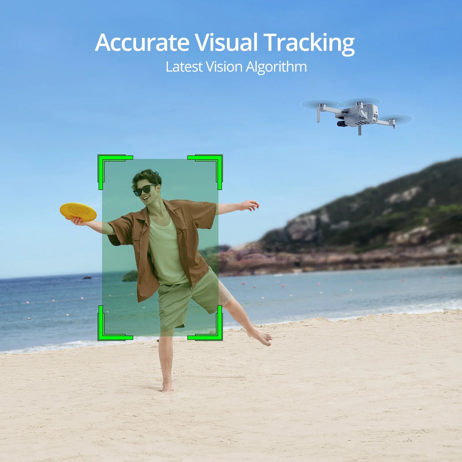 Potensic C0 4K GPS Professional Drone Max 6-KM, 3-Axis Gimbal, Visual Tracking, QuickShot, Under 249g, Return to Home-ATOM