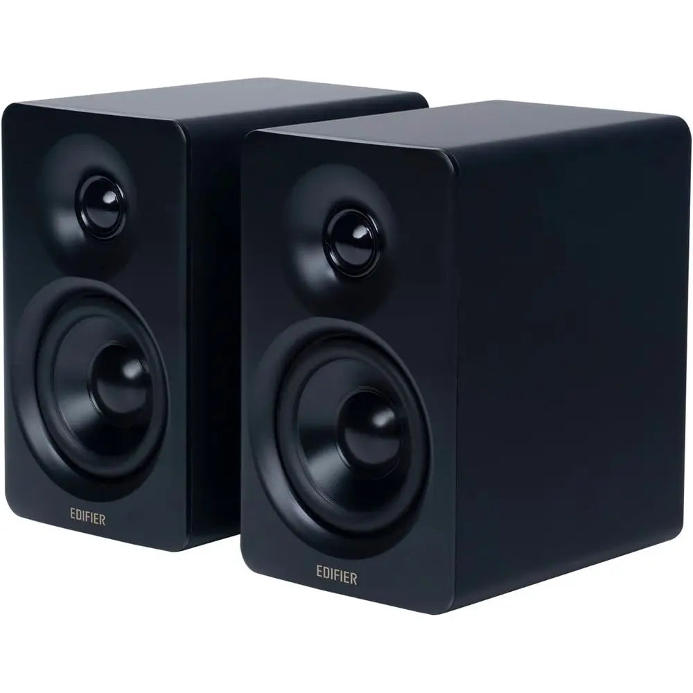 Compact 66W RMS Bluetooth 5.3 Hi-Res Audio Speaker with LDAC, 3 Bass & 1 Tweeter, USB-C & Aux Inputs, Desktop Speaker – Black
