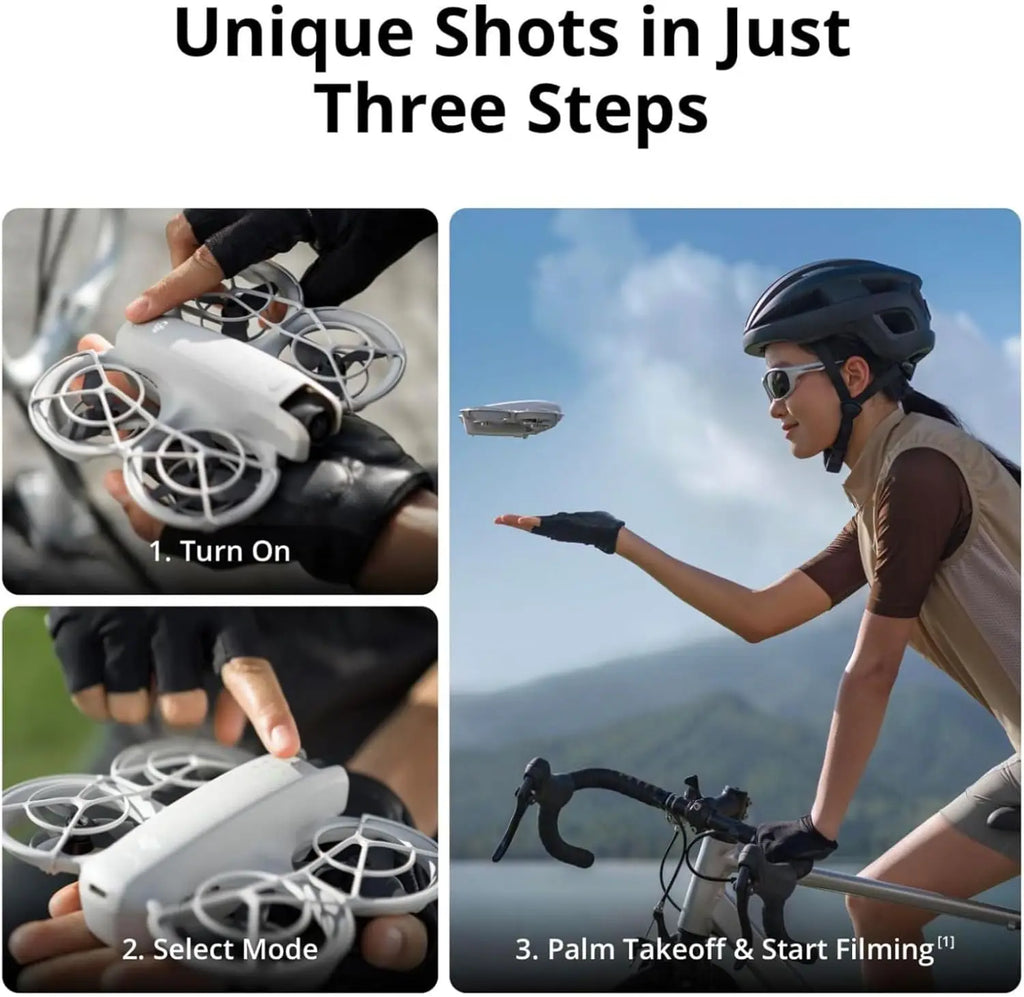 Mini Drone with 4K UHD Camera for Adults, Self-Flying, Follows You, Palm Takeoff, Subject Tracking, QuickShots