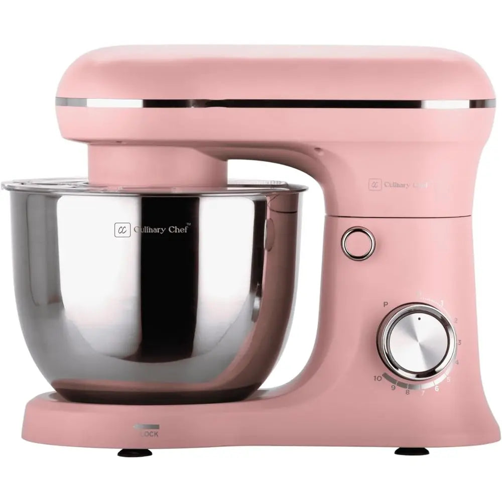 Retro Stand Mixer Pink, 4.75 Quart