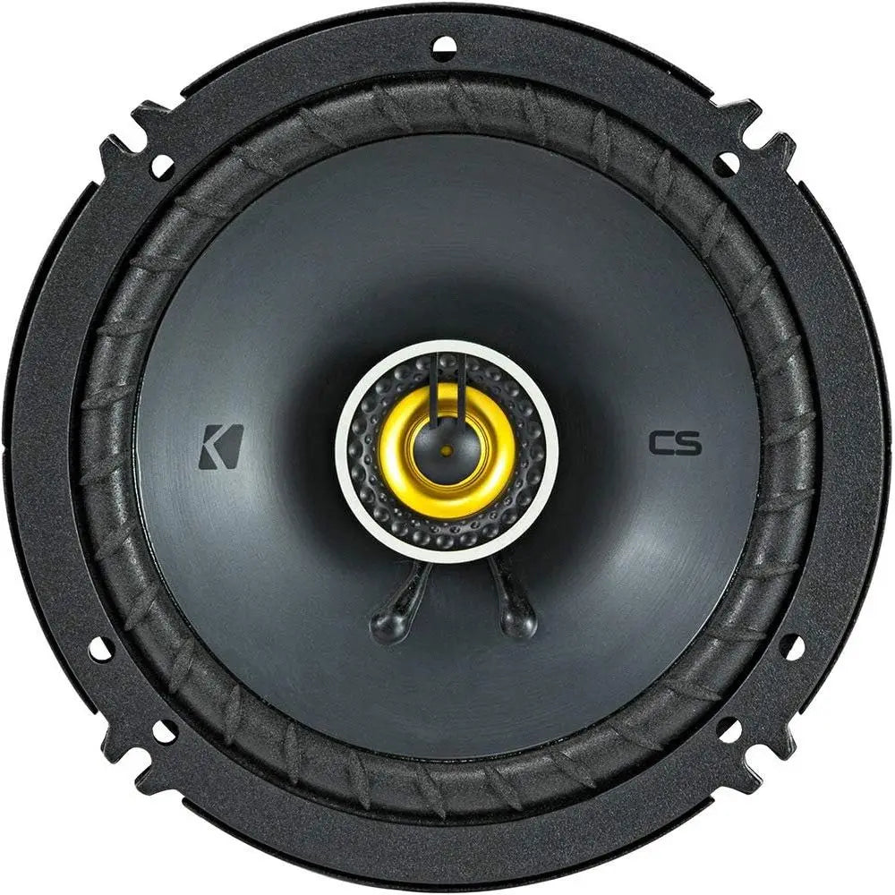 Pair of 6.5 and 4x6 4-Ohm Coaxial Car Speakers