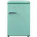 Retro Compact Mini Fridge with Single Door Adjustable Mechanical Thermostat Chiller Green 2.5 Cu Ft