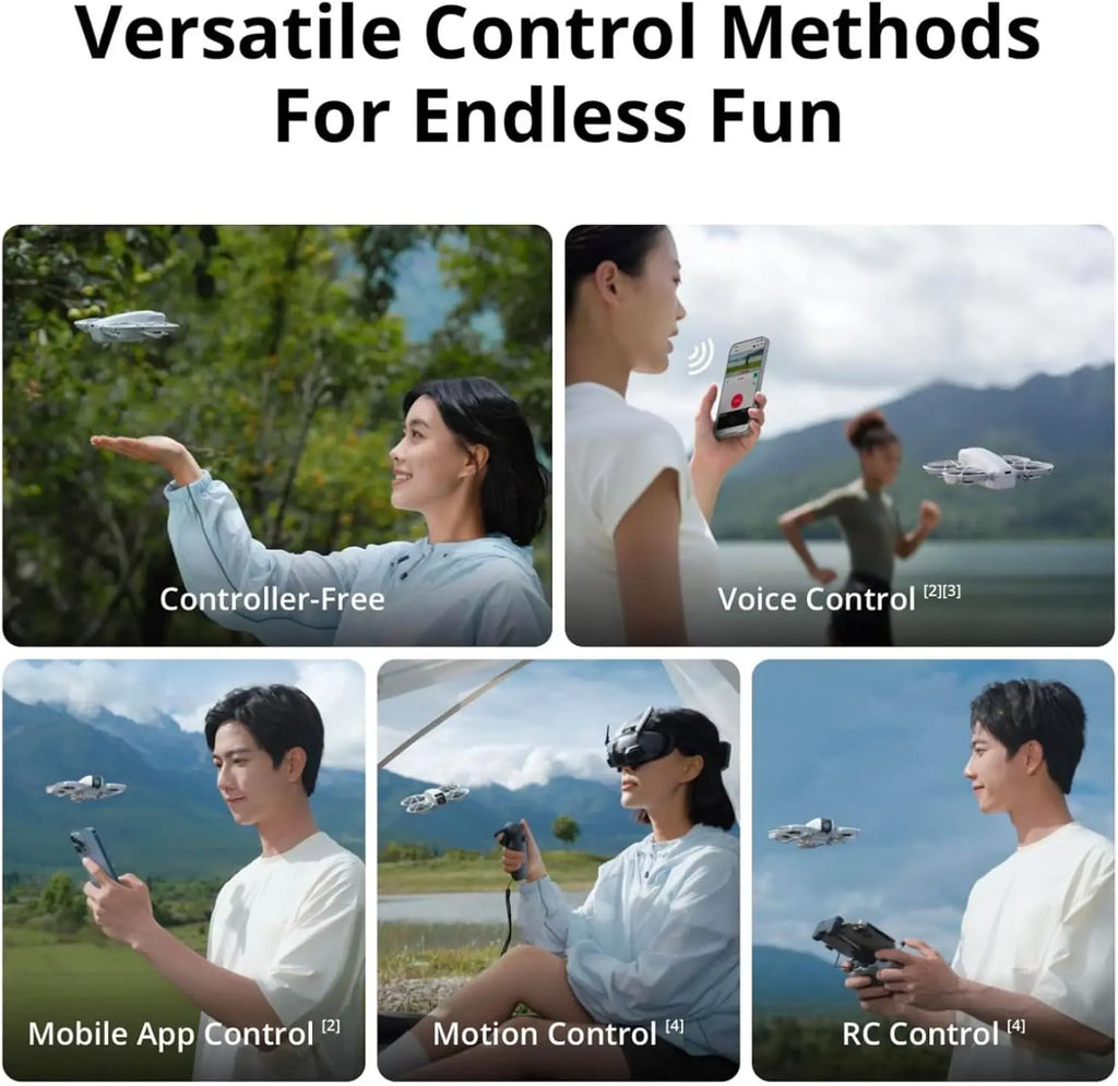 Mini Drone with 4K UHD Camera for Adults, Self-Flying, Follows You, Palm Takeoff, Subject Tracking, QuickShots