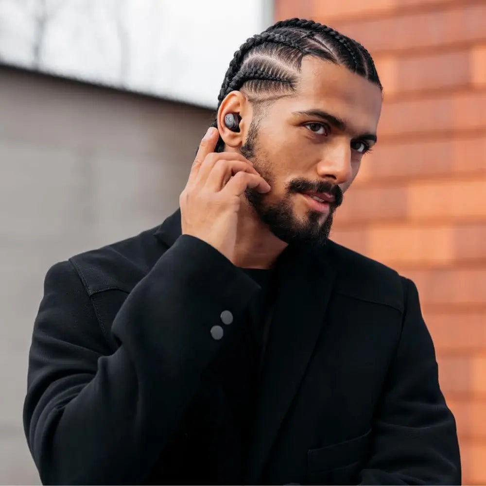 Momentum True Wirel4 Smart Earbuds with Bluetooth 5.4, Crystal-Clear Sound, Comortable Design, 30-Hour Battery Lie, Adaptive ANC
