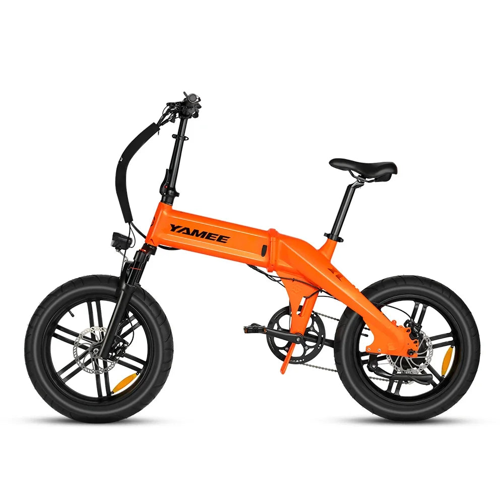 YAMEE XL 750W Motor 48V15Ah battery commute Electric Bike 20-inch Fat Tire E-Mountain bike adult folding E-bike
