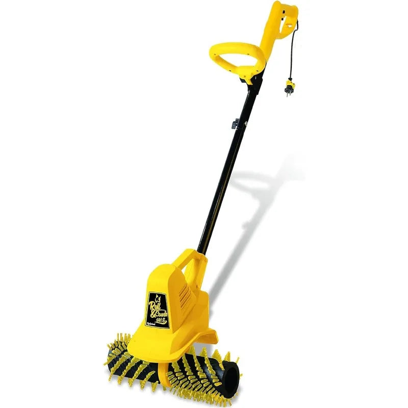 Artificial Turf Sweeper Broom by Roll & Comb, Corded Electric Power Rake for Artificial Grass, Fake Grass Cleaner for Dogs