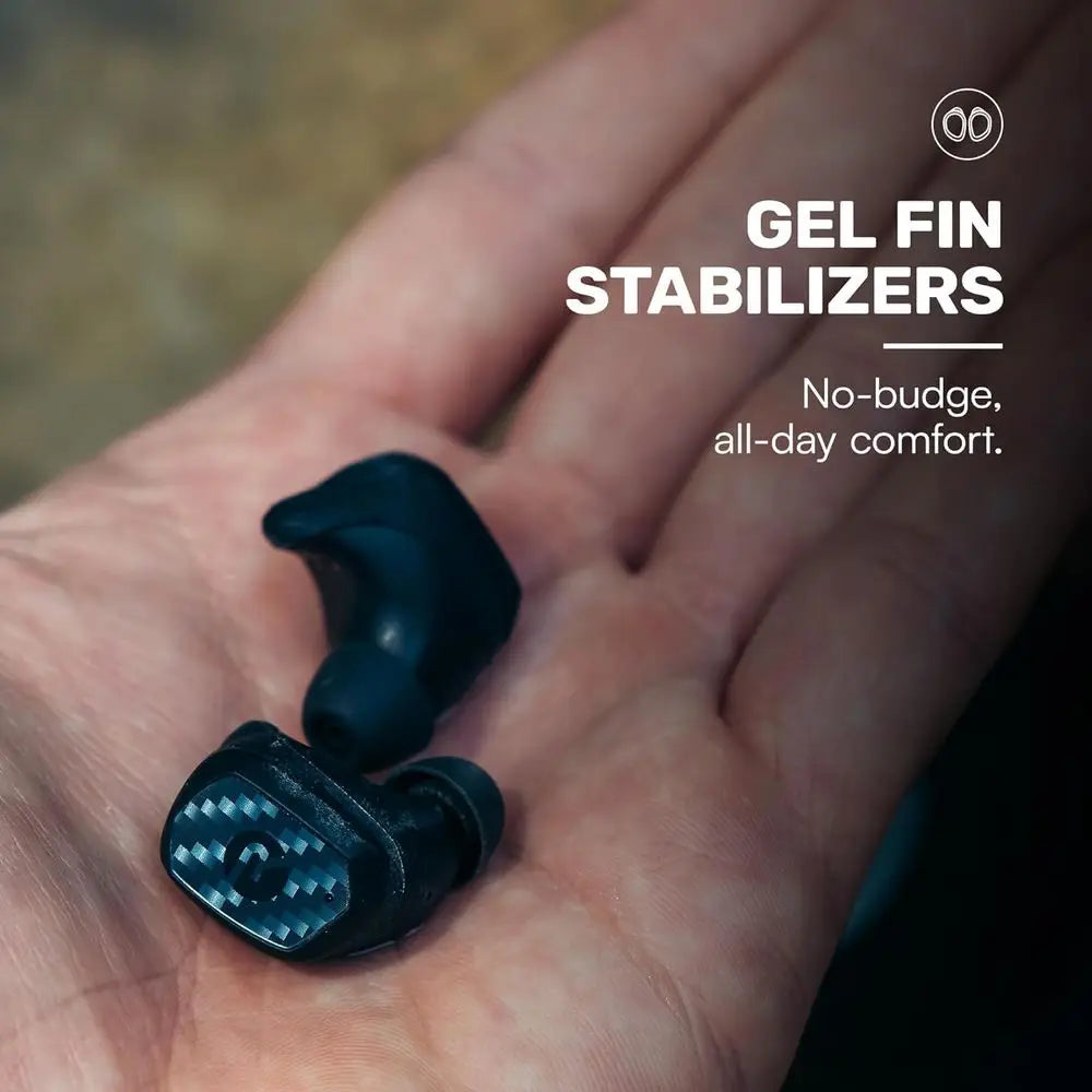 Impact Earbuds Military-Grade Impact Resistant, IP67 Bluetooth Earbuds with Stereo Sound, 90 Hours o Battery Lie, Active Noise C