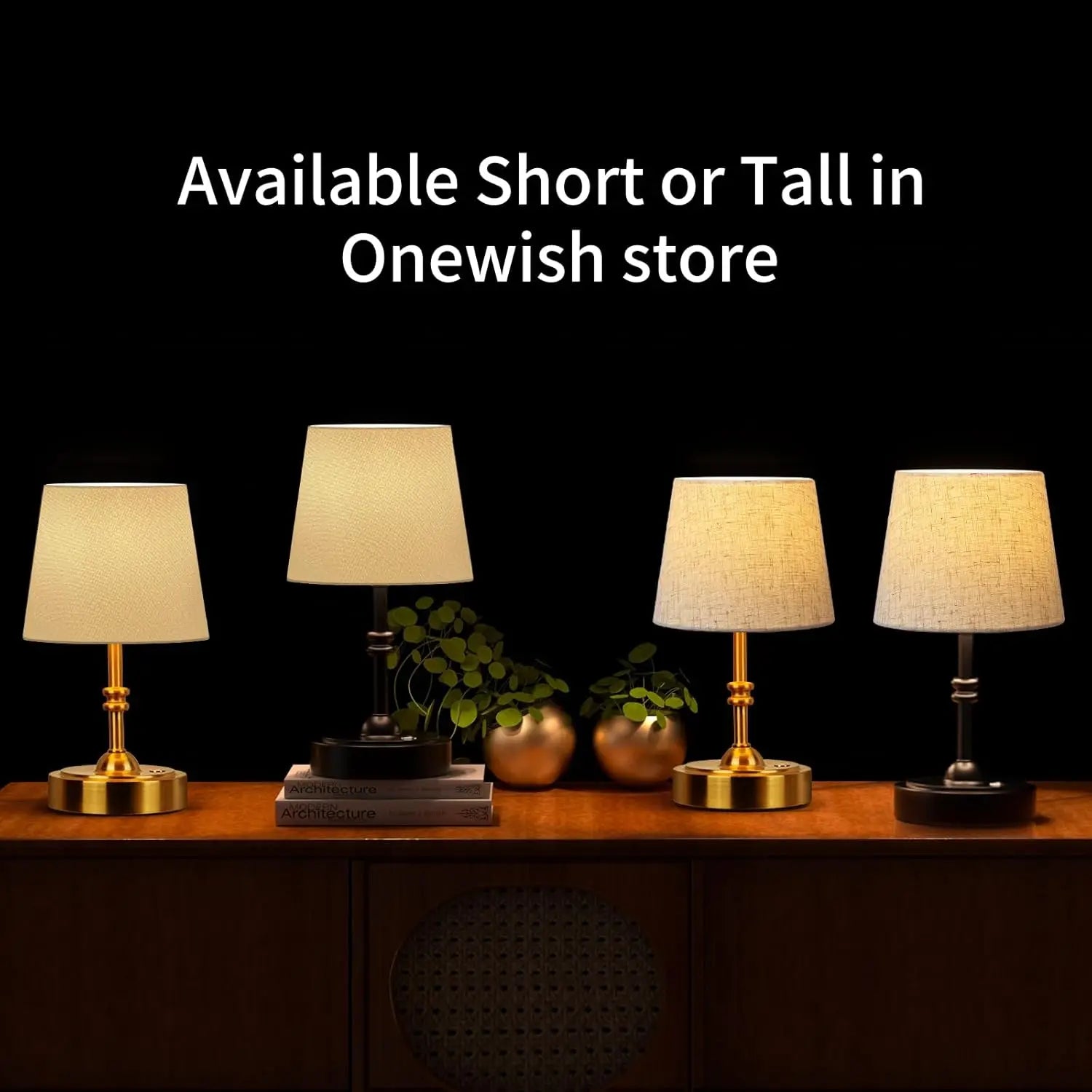 Rechargeable Cordless Table Lamp with Dimmable Touch Control, 4000mAh Battery, Warm Light for Home Decor