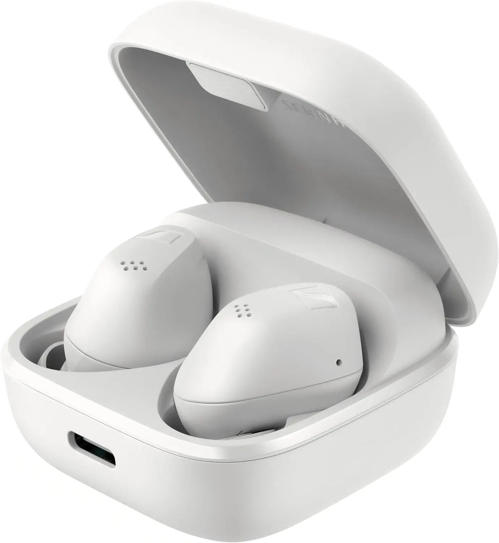 Sennheiser ACCENTUM True Wireless Earbuds - Crystal-Clear Sound with Hybrid ANC Ergonomic Design 28-Hour Battery Life