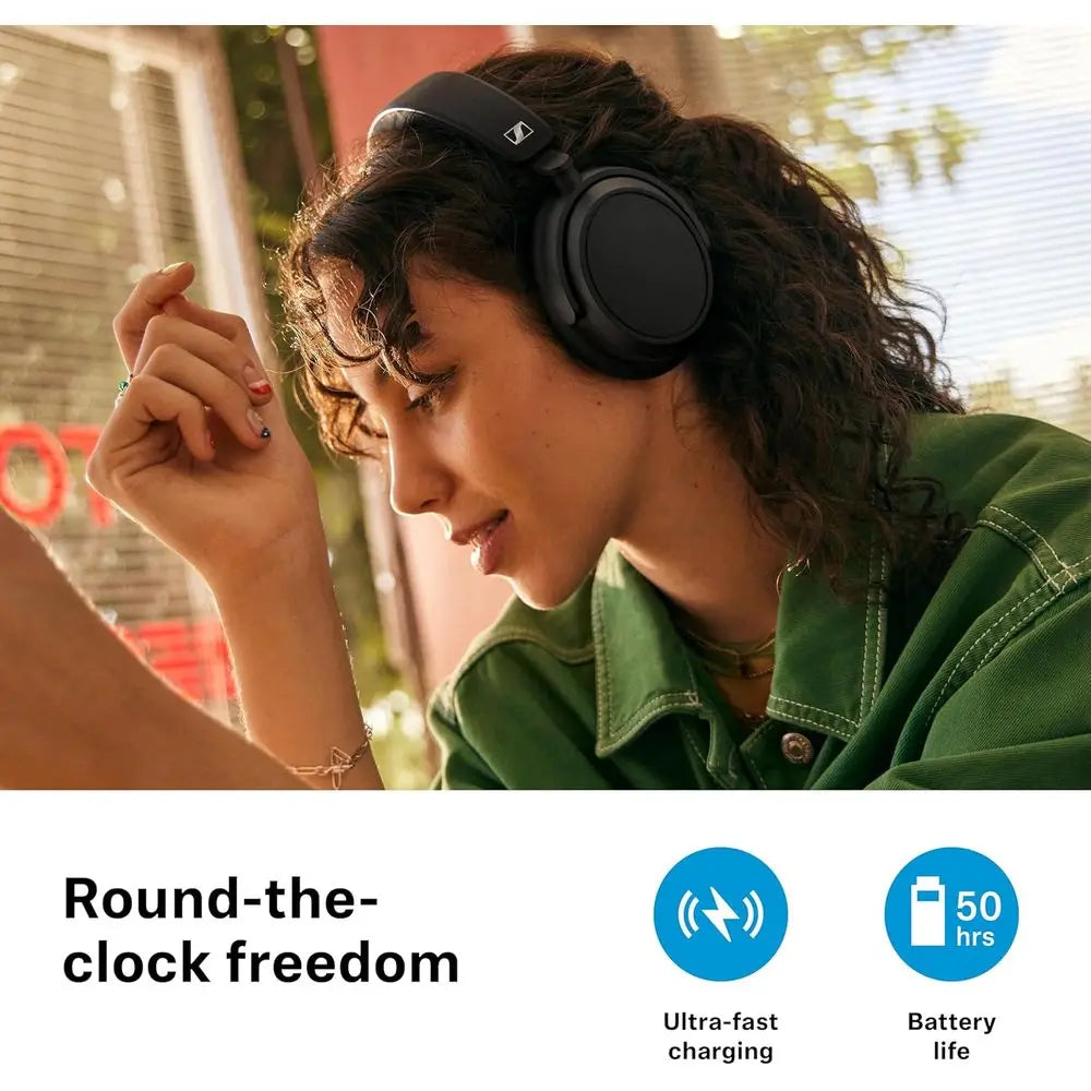 ACCENTUM Plus WirelBluetooth pes Noise Cancelling - Quick-Charge eature, 50-Hr Battery Playtime, Adaptive Hybrid ANC, Bluetooth