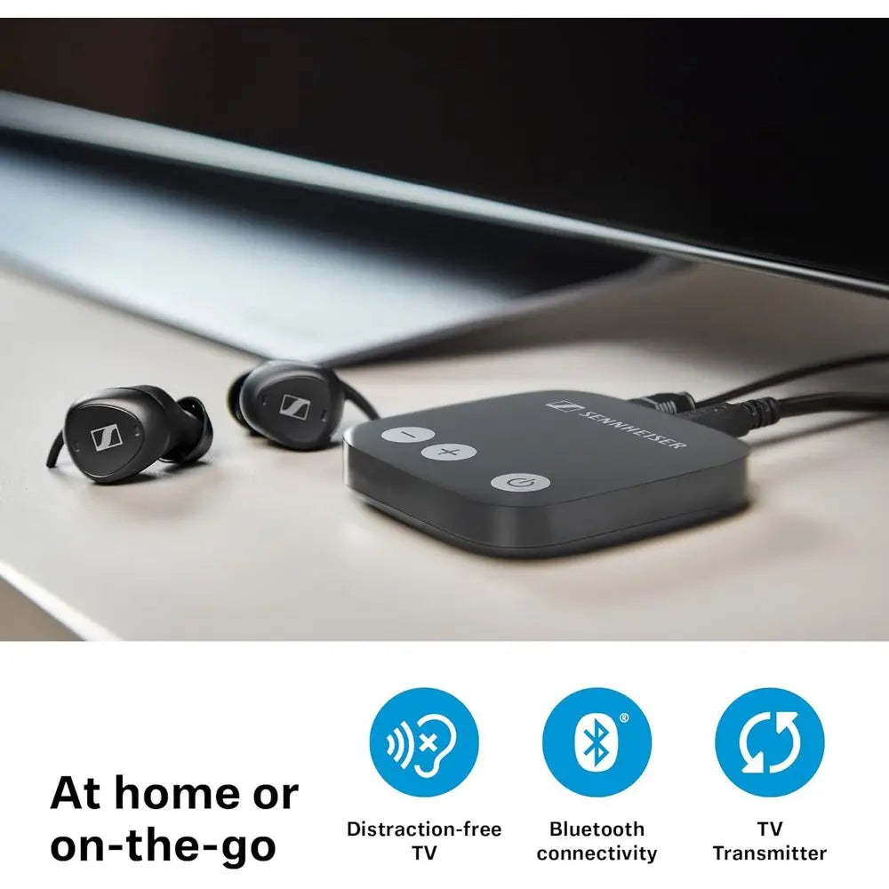 umer Audio TV Clear Set 2 Earbuds - WirelTeion Earpes with Passive Noise Cancellation and Bluetooth - Hearing Device or Enhanced