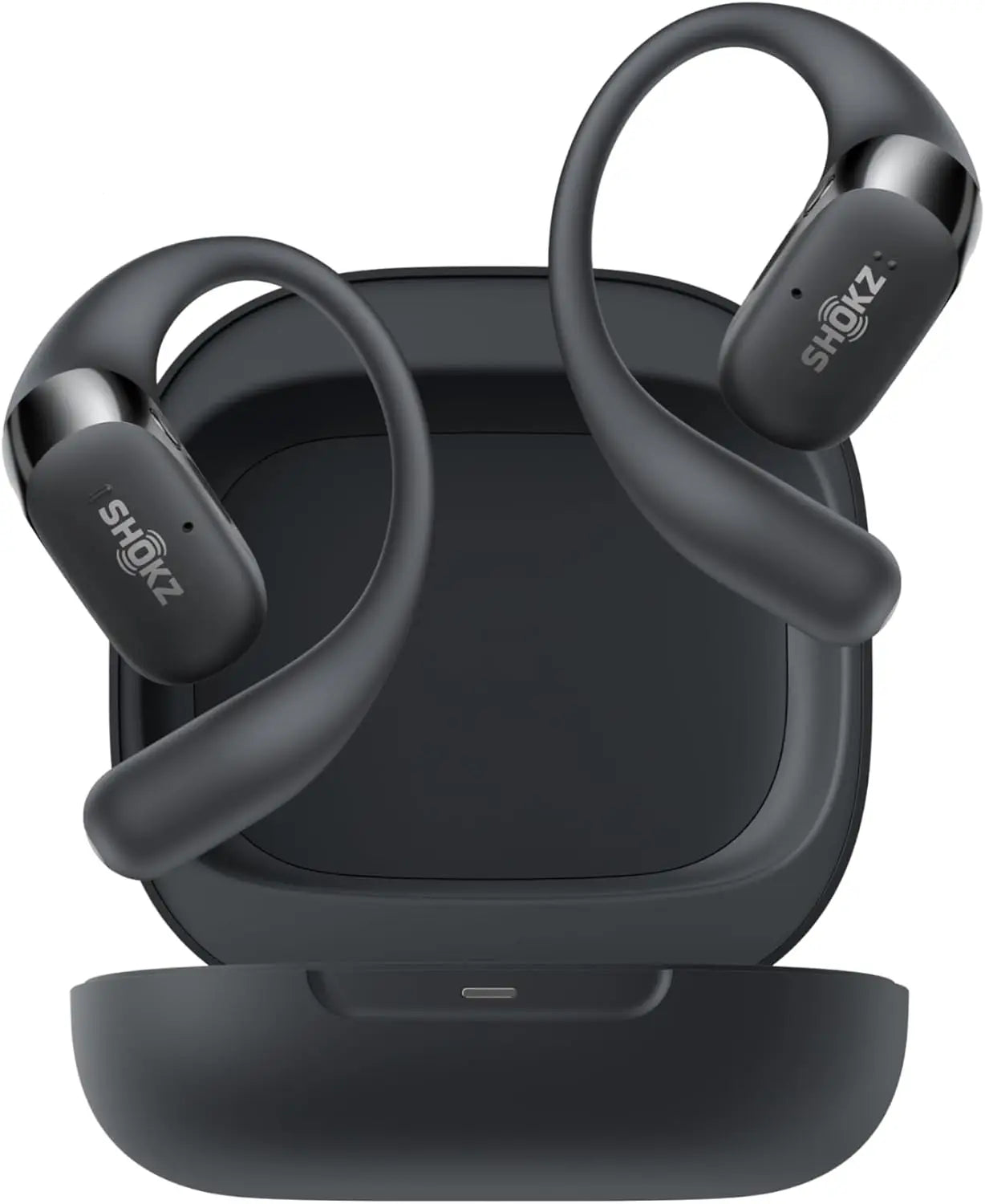 SHOKZ OpenFit 2 Open-Ear Headphones,True Wireless Bluetooth Earphones with Microphone,Earhook Earbuds with 48 Hours of Playtime