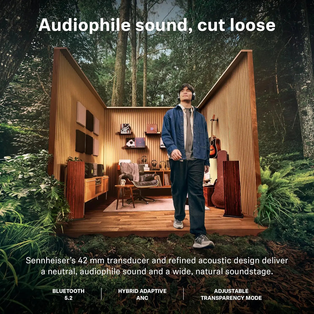 Sennheiser HDB 630 Wireless Over-Ear Headphones - Hi-Res Audiophile Sound, Adaptive Noise Cancellation