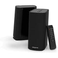 Compact 80W Bluetooth 5.0 Hi-Fi Speakers with Optical/AUX Inputs for Enhanced Soundstage and Bass Control, Ideal for Computers a