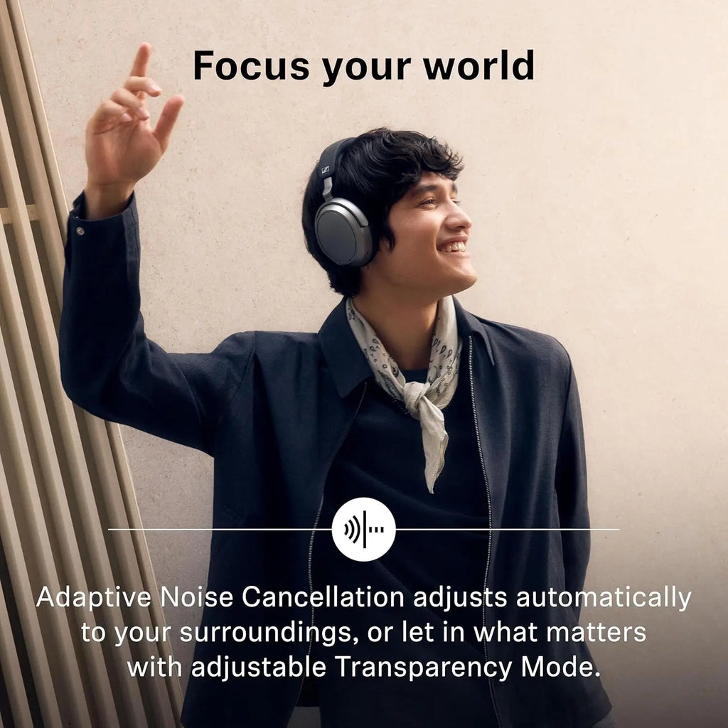 Sennheiser MOMENTUM 4 Wireless Noise Cancelling Headphones - Bluetooth Headset for Crystal-Clear Calls