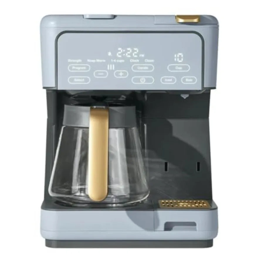 Programmable 12-Cup Single-Serve Multi-Brew Coffee Maker with Digital Controls Large Capacity Easy to Use Stainless Steel Black