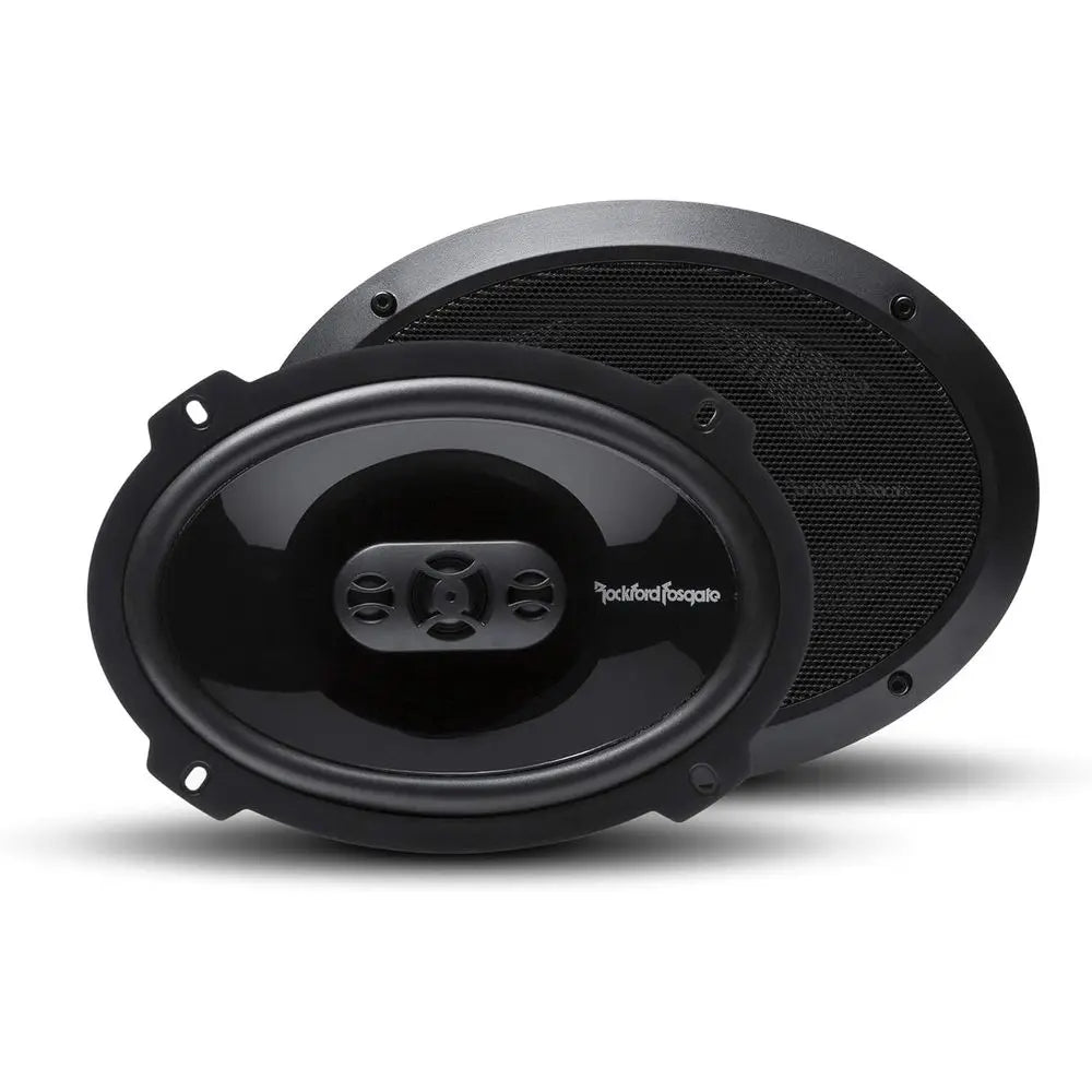 6x9 4-Way Coaxial Full Range Speakers - Black Pair