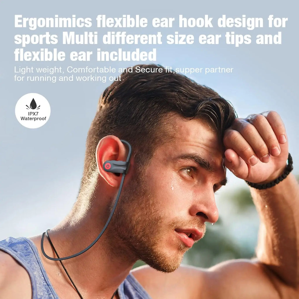 Boean Bluetooth Headphones, Wireless Headphones with 16 Hours Playtime Bluetooth 5.3 Wireless Earbuds HD Deep Bass Stereo Sound