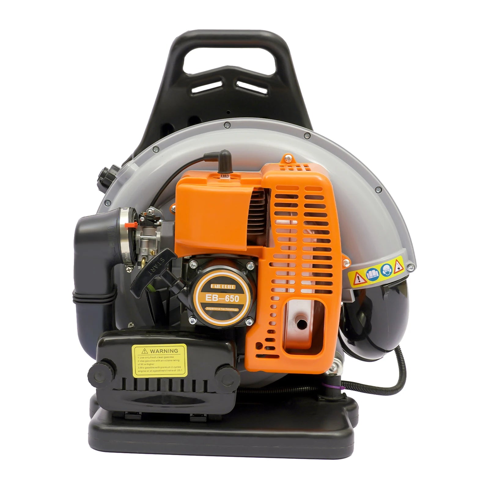 2700W Gasoline Power Leaf Blower Two-stroke 63cc 6800r/min Single Cylinder Powered Engine Lawn Blower Snow Dust Blowing Cleaning