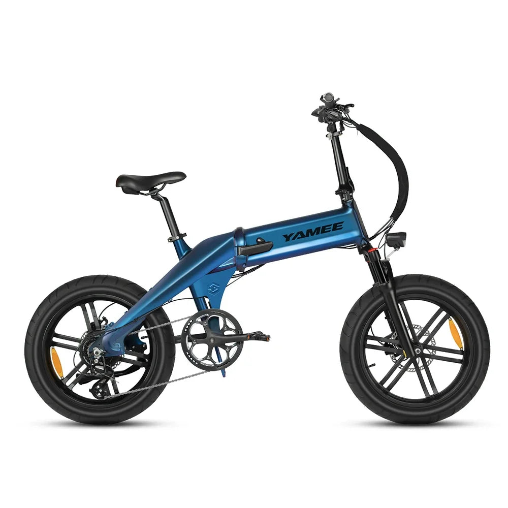 YAMEE XL 750W Motor 48V15Ah battery commute Electric Bike 20-inch Fat Tire E-Mountain bike adult folding E-bike